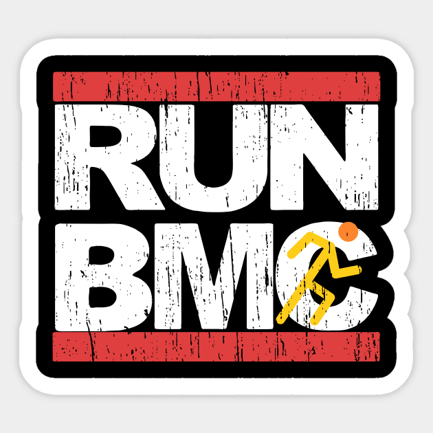run run run Sticker by Sasaku